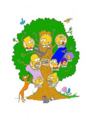 English Worksheet: simpsons family flashcards