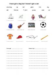 English Worksheet: have got