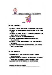 CLASSROOM RULES