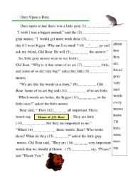 English Worksheet: Once Upon a Time