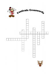 Festivals Crosswords