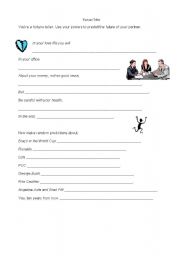 English Worksheet: Fortune Teller