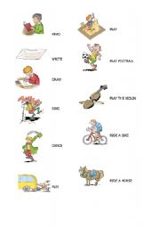 English Worksheet: Activities and hobbies