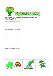 English Worksheet: St.Patricks Day