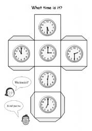 English Worksheet: Time Cube