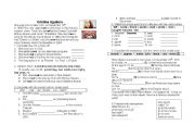 English Worksheet: Biography of a famous person