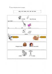 English Worksheet: Comparatives