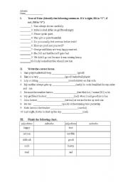 English worksheet: Adverb