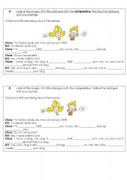 English Worksheet: The degrees of comparison