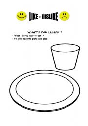 English Worksheet: Delicious food