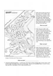 Banff Map