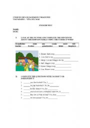 English Worksheet: ENGLISH TEST