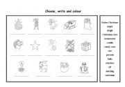 English Worksheet: Christmas vocabulary