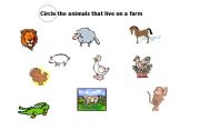 English worksheet: Farm Animals