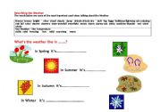 English Worksheet: THE WEATHER