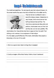 English Worksheet: Amish 4