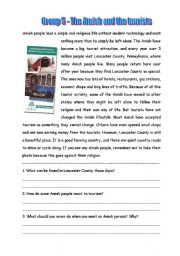 English Worksheet: Amish 5