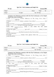 English Worksheet: conectors