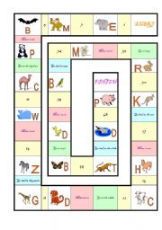 English Worksheet: Animal game