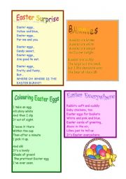 English Worksheet: easter rhimes