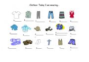 English Worksheet: Name the garments