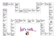 English Worksheet: Review Borad Game