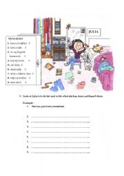 English Worksheet: present perfect tense worksheet