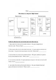 Directions in Lafayette High School