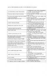 English Worksheet: proverbs