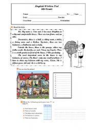 English Worksheet: Toms house