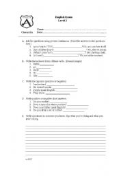 English Worksheet: Present Continuos and Simple Present