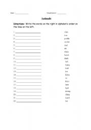 English Worksheet: quick as a cricket