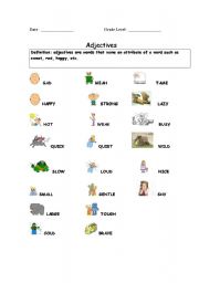 English Worksheet: quick as a cricket 2