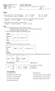 English Worksheet: Past Simple