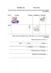 English Worksheet: PAst Simple Gap-Fill