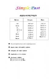 English Worksheet: Past Simple Tense