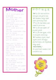 mothers day poems