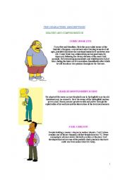 English Worksheet: The Simpsons