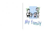 My family printable book