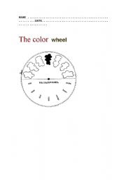 English Worksheet: colors