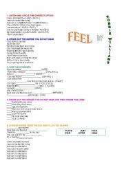 English Worksheet: feel