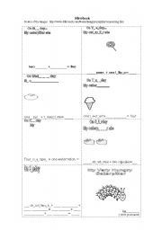 English Worksheet: Mini book on the story 