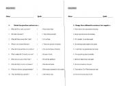 English Worksheet: the past