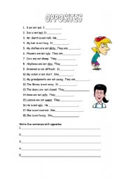 English Worksheet: adjectives