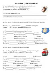 English Worksheet: Conditionals