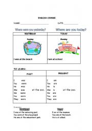 English Worksheet: Wh - questions- present and past