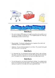 English Worksheet: Shopping