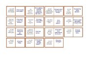 English Worksheet: First Conditional Domino