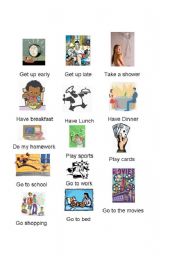 English worksheet: Activities and getting in touch with DOES