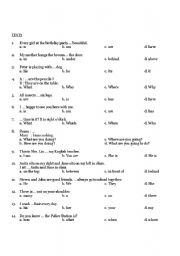 4 test - 170 Grammar multiple choice questions tests